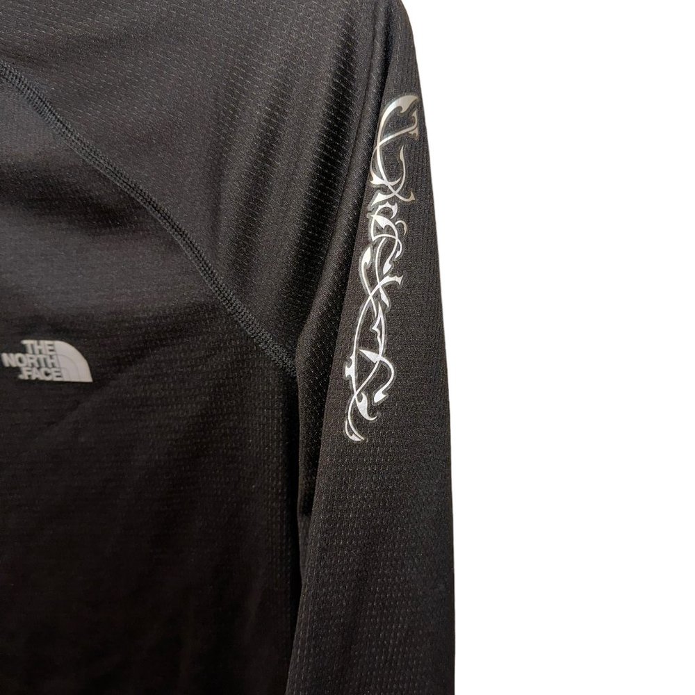 Women's The North Face Vapor Wick Pullover Performance T Shirt Grey Size Large - Picture 3 of 7